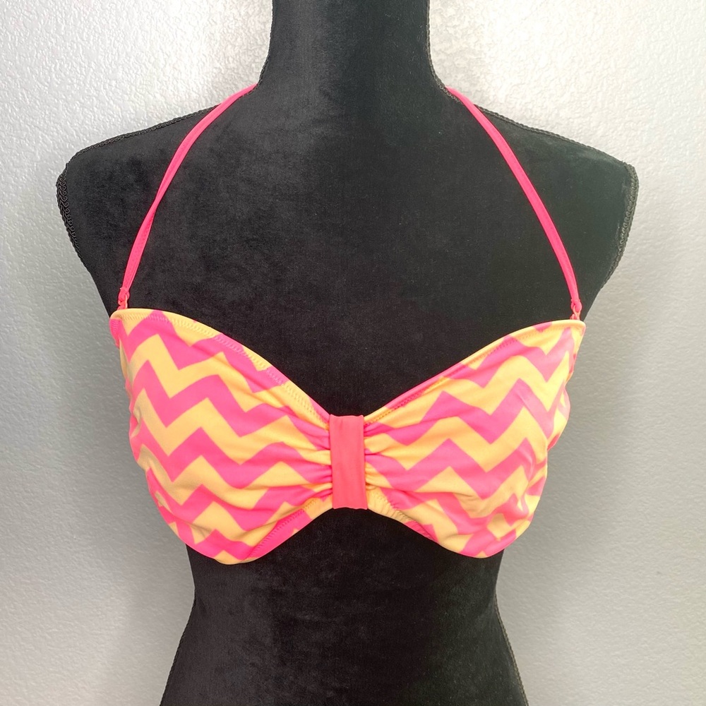 Pink by Victoria’s Secret Bandeau Bikini Top Sz L